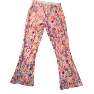 Floral Flare Pants - Spring